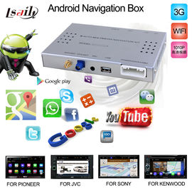 Boîte de navigation d'Android avec l'Internet de hausse de KENWOOD, facebook, WIFI, HD1080, film en ligne, musique