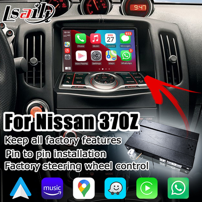 Interface automatique Android Carplay sans fil Lsailt pour Nissan 370z Fairlady Z IT08 08IT comprend les spécifications japonaises