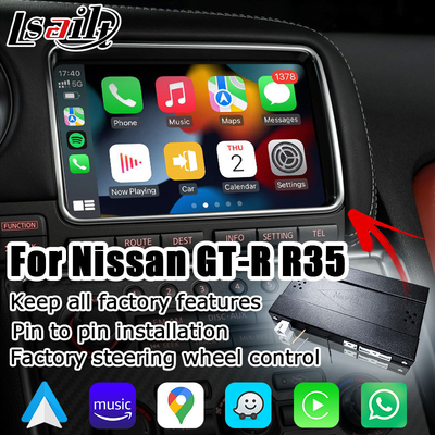 Interface de jeu automatique Android sans fil pour Nissan GT-R GTR R35 DBA 12-16 IT08 08IT comprend les spécifications japonaises