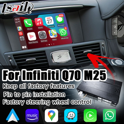 Infiniti Q70 M35 M37 Nissan Fuga sans fil carplay android auto solution IT08 08IT