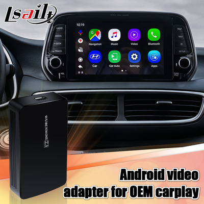 Boîte visuelle d'Android 9,0 AI d'interface de voiture USB HDMI pour des voitures de Hyundai Kia avec carplay