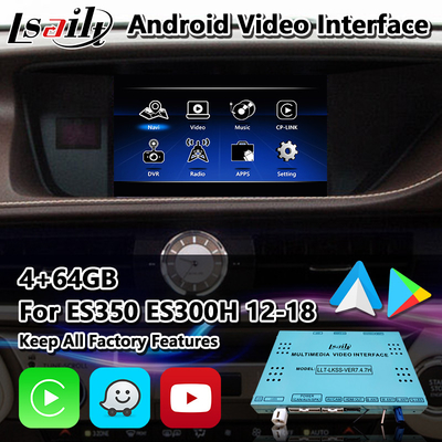 Interface visuelle de Lsailt Android pour Lexus es 350 300h 250 contrôle 2012-2018 de la souris 200 XV60