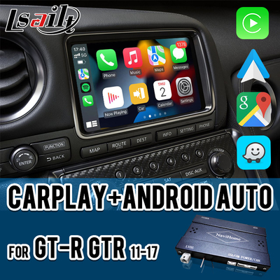 Interface CarPlay sans fil pour GT-R GTR R35 2011-2017 Inclus Android Auto, Navigation GPS, Caméra arrière