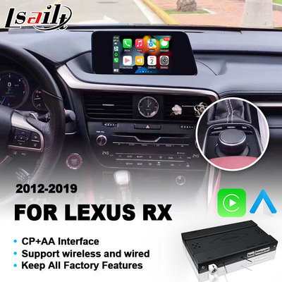 Interface de jeu de voiture sans fil pour Lexus RX350L RX450L RX350 RX450h RX200t RX Knob Control 2016-2019