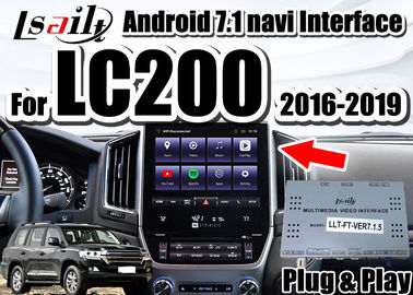 Interface automatique de Lsailt Android pour Land Cruiser 2016-2019 LC200 avec CarPlay intégré, YouTube, navigation de GPS