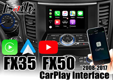Voiture automatique d'Android reflétant l'interface de Carplay pour Infiniti 2012-2018 FX35 FX50
