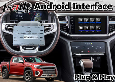 Interface visuelle de voiture de Volkswagen Golf Android 9,0 pour le MIB de FOULE d'atlas de VW Touran