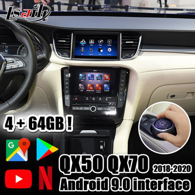 interface visuelle de multimédia de 4G PX6 CarPlay&amp; Android avec YouTube, Netflix pour Infiniti 2018-2021 QX60 QX80 QX50