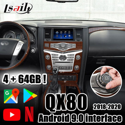 Interface de vidéo de CarPlay/Android avec YouTube, Netflix, waze, Android 4GB automatique pour 2018-Infiniti QX50 QX80