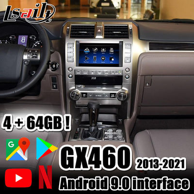 Lsailt PX6 Lexus Video Interface pour GX460 a inclus CarPlay, automobile d'Android, YouTube, Waze, NetFlix 4+64GB
