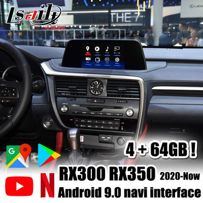 CarPlay/appui de système multimédia d'Android Lexus Video Interface pour écouter la vidéo de 4K HD, caméras arrière pour RX300h RX350