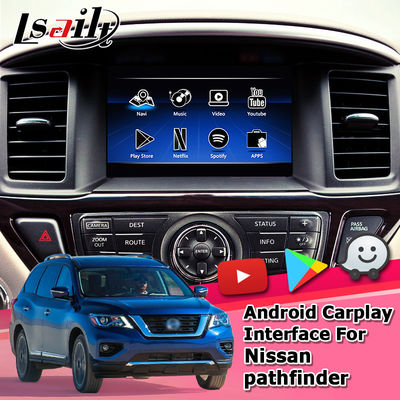 Système de navigation automatique androïde de Nissan Pathfinder Andorid Carplay, jeu en ligne de vidéo de navigation