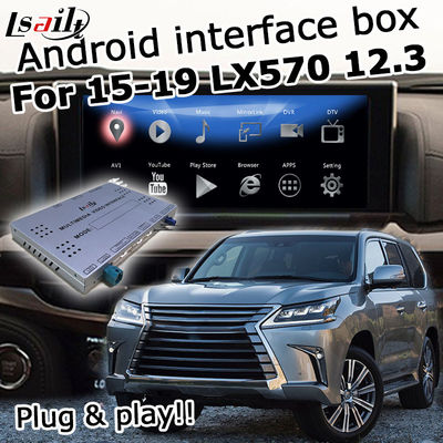 Automobile androïde carplay d'interface de Lexus LX570 Lexus/de ROM 4GB de la boîte 16GB navigation de GPS