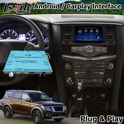 Interface vidéo multimédia Lsailt 4 + 64 Go Android Carplay pour Nissan Armada Patrol Y62