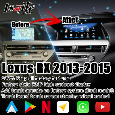 10,25 pouces d'ajustement Lsailt de Lexus Android Screen DSP pour RX350 RX450h