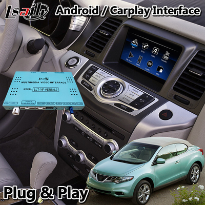 Interface multimédia de voiture de navigation Android Lsailt pour Nissan Murano Z51 avec Carplay