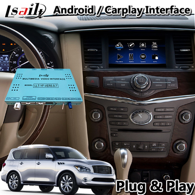 Interface Carplay Android Carplay sans fil Lsailt pour Infiniti QX56 2010-2013 année