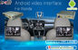 Navigation visuelle d'Android d'interface de multimédia de Honda, affichage d'appui-tête, téléphone portable Mirrorlink