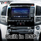 Interface visuelle d'Android Carplay pour le Toyota Land Cruiser 2013-2015 LC200 avec la navigation de Youtube GPS