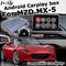 Boîte carplay automatique de Mazda MX-5 MX5 FIAT 124 Android avec l'interface visuelle de contrôle de bouton d'origine de Mazda