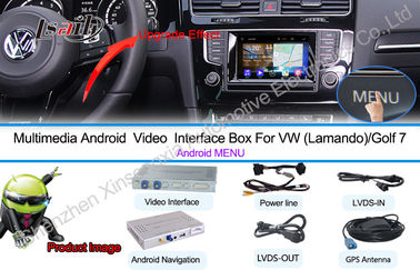 système de navigation de multimédia d'interface de voiture de 9-12V Android pour le golf 7 de NMC Lamando