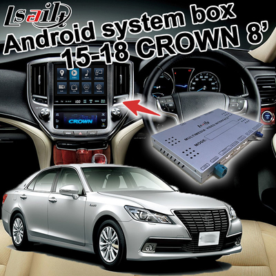 Les multimédia androïdes de la couronne S210 AWS215 GWS214 de Toyota connectent la solution automatique androïde carplay sans fil avec la radio de FM s'ajoutent