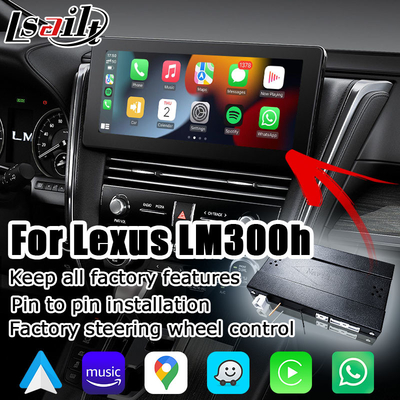 Automobile sans fil d'Android carplay pour la projection d'écran de Lexus LM300h LM350 LM