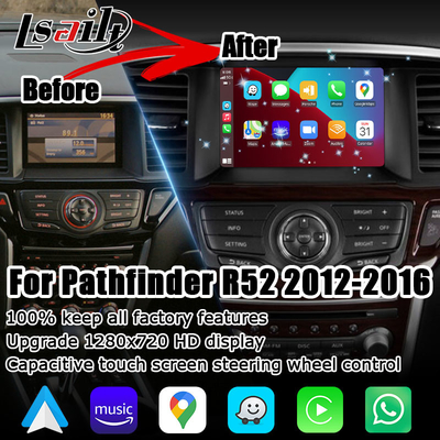 Pathfinder R52 sans fil carplay android mise à niveau automatique affichage HD 720x1280