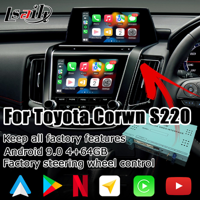 Toyota Crown S220 18-23 Android sans fil carplay android auto mise à niveau multimédia