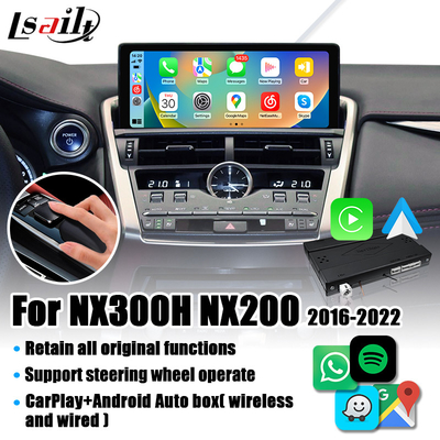 Lsailt Lexus CarPlay Interface pour NX NX200T, NX300h 2016-2022 avec le système Linux, lien de miroir