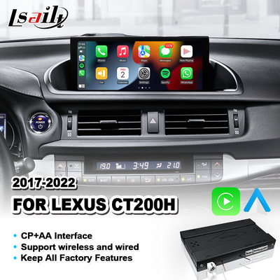 Interface automatique sans fil et Android pour le Lexus CT 200h FSport CT 2017-2022