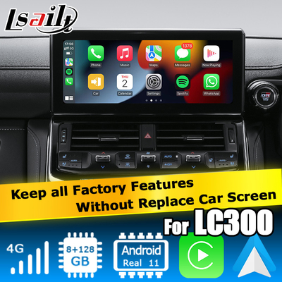 Toyota Land Cruiser LC300 mise à niveau de style usine interface vidéo Android carplay Android auto