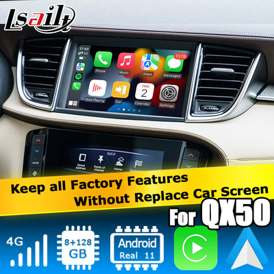 Interface vidéo de navigation pour Android de Carplay QX50 2018