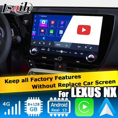 Lexus NX NX200 NX350h NX250 Interface vidéo multimédia Android 11