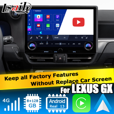 Lexus GX550 GX550h Anroid 13 base d'interface vidéo basée sur Qualcomm 6125 8+128GB