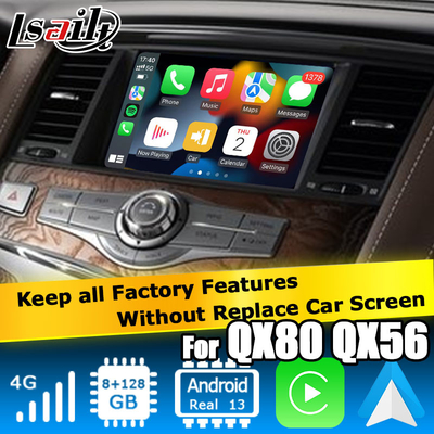 Infiniti QX80 / QX56 Android Auto Carplay Interface basée sur Qualcomm 8+128