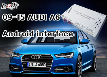 Système de multimédia de navigation d'Android pour 3G MMI Audi A6L, A7, Q5 avec WIFI intégré, carte en ligne