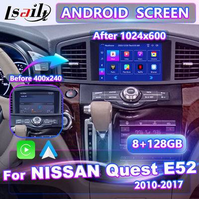 Affichage multimédia de voiture à écran Android pour Nissan Quest E52 2010-2017