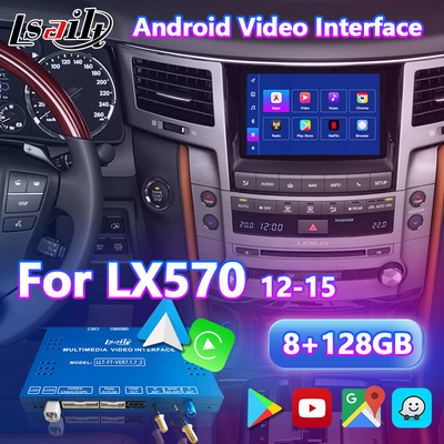 Interface vidéo multimédia Android pour 2012-2015 Lexus LX 570 LX570