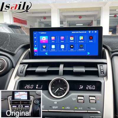 Écran Android Lexus pour Lexus NX200T NX300H 2015-2017 10,25 pouces IPS HD Display Android 13 CarPlay sans fil, Android Auto