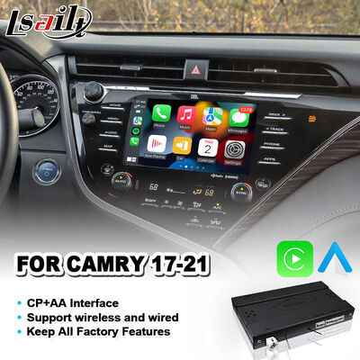 Interface sans fil Lsailt Android Auto Carplay pour Toyota Camry 2017-2021