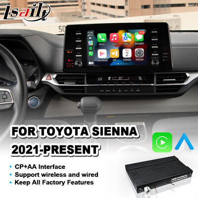 Interface Lsailt sans fil Android Auto Carplay pour Toyota Sienna LE XLE XSE 2021-Présent
