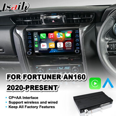 Lsailt Wireless Android Auto Carplay Interface pour le Toyota Fortuner AN160 de 2020 et actuel