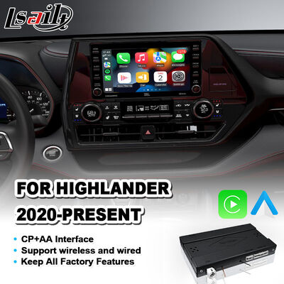 Interface Lsailt sans fil Android Auto Carplay pour Toyota Highlander 2020-Présent