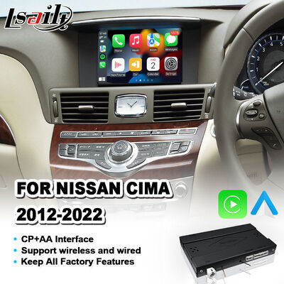 Interface Lsailt Android Auto Carplay sans fil pour Nissan Cima 2012-2022