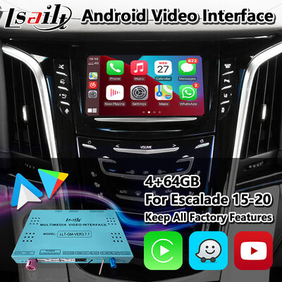 Lsailt Android Carplay Interface vidéo pour le système Cadillac Escalade CUE 2015-2020