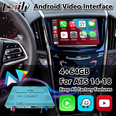 Lsailt Android Carplay Interface vidéo multimédia pour le système Cadillac ATS CUE 2014-2019