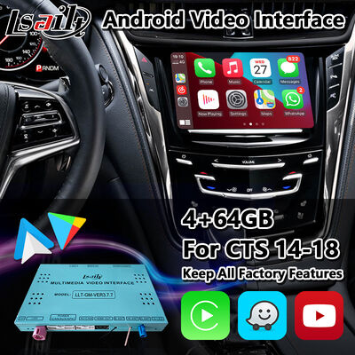 Lsailt Android Carplay Interface vidéo multimédia pour le système Cadillac CTS CUE 2013-2019