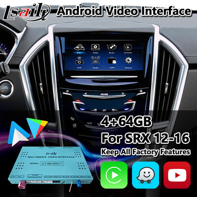 Interface vidéo multimédia Android pour le système Cadillac SRX CUE 2012-2016 avec Carplay