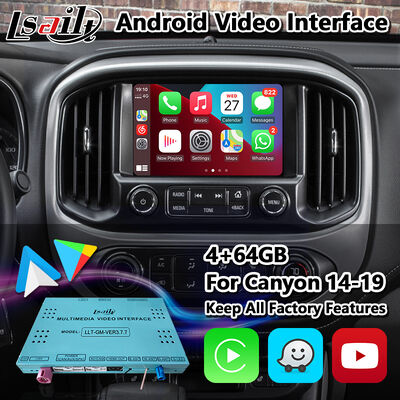 Interface vidéo Android Carplay pour le système Intellilink GMC Canyon 2015-2020